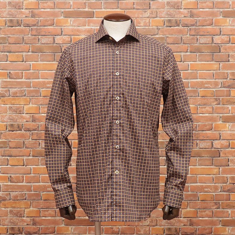 アウトレット64%OFF】Edizioni Limonaia 総柄シャツ さらっと綿