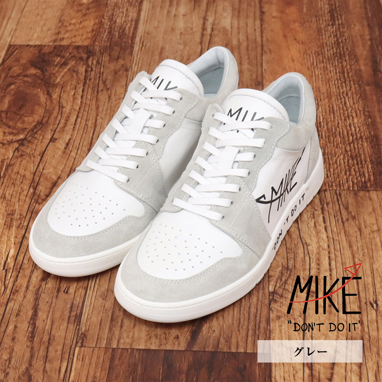 期間限定ポイント5倍】MIKE don't do it レザー スニーカー
