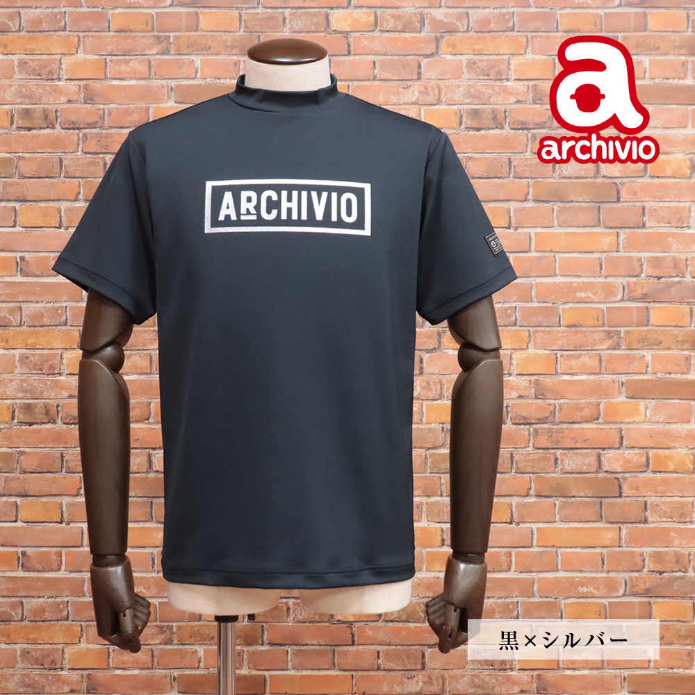 新品❤️アルチビオ❤️モックネック archivio 【期間限定ポイント5倍】春夏 モックネック Tシャツ
