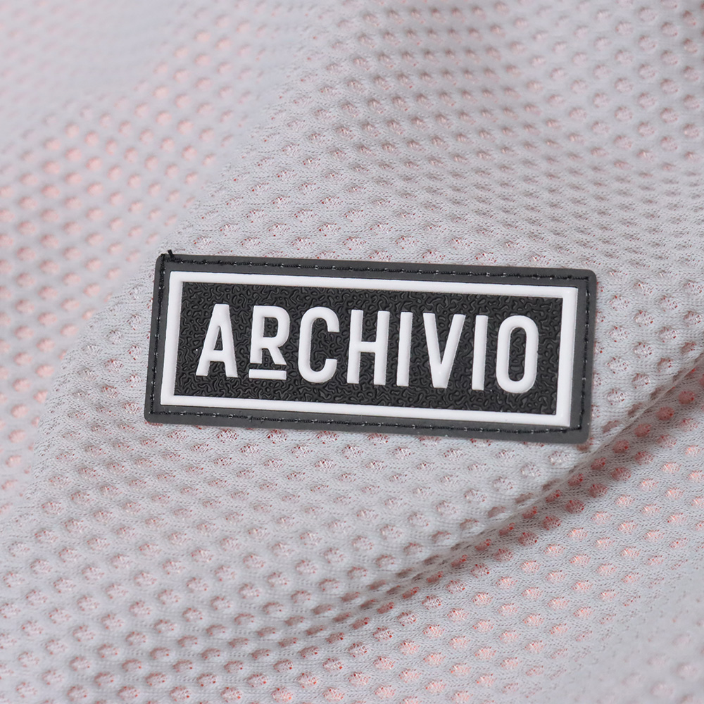 新品❤️ARCHIVIO 半袖モックネック スポーツウェア 2024モデル】スキンズ 限定 ランニング ジップアップ モック