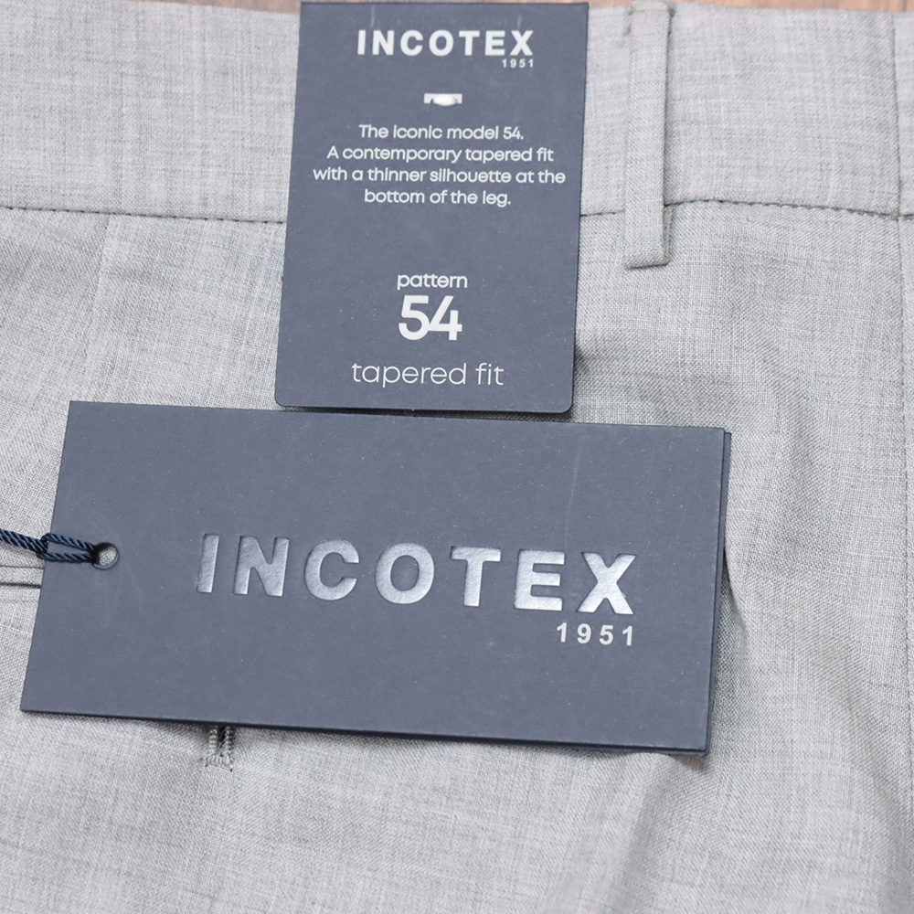 INCOTEX 24春夏 スラックス パンツ ZT541P 5006A スーパー100's