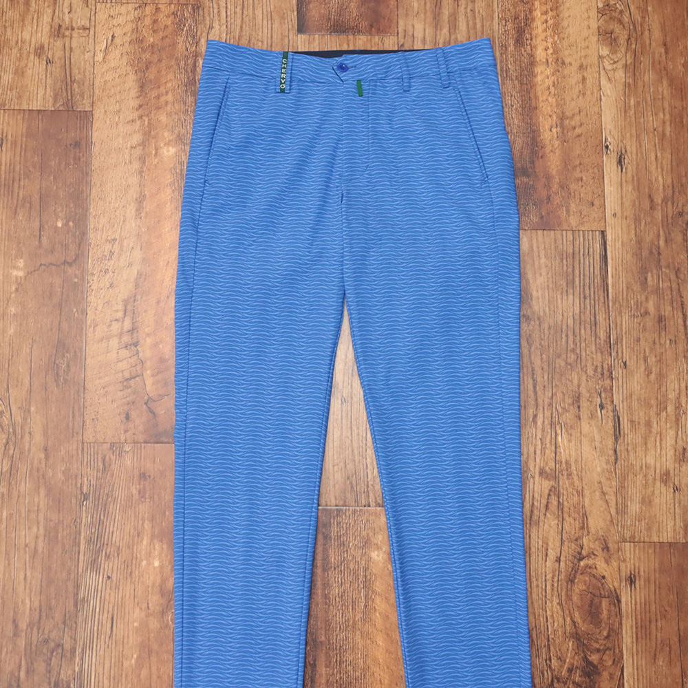 【タグ付き】Chervo パンツ スラックス 速乾 ブルー Chervo パンツ スラックス 速乾 ブルー タグ付きChervo パンツ