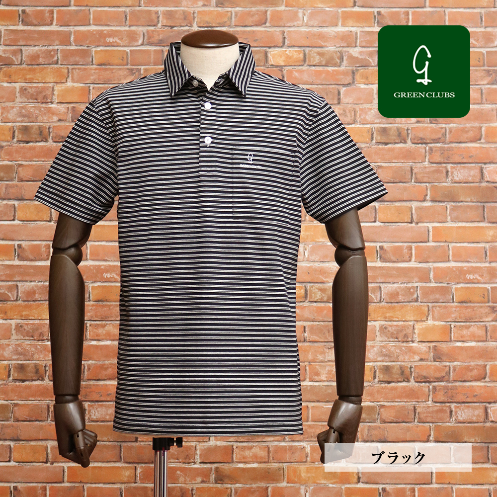 GREEN CLUBS - グリーンクラブ GREEN CLUBS スポーツ ゴルフ ポロシャツ セーター グリーンクラブ 春夏 GREENCLUBS 半袖ポロシャツ 綿カノコ