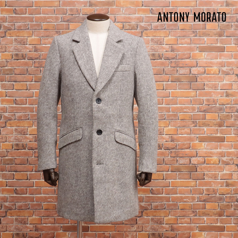 期間限定ポイント10倍】秋冬 ANTONY MORATO チェスターコート ウール