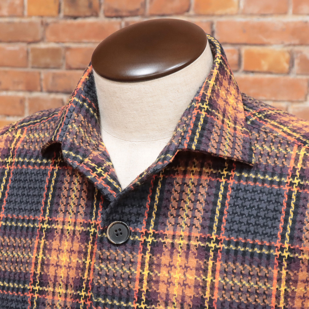 Guy roverニットシャツJK GUY ROVER（ギローバー） 24秋冬 ツイード シャツ 3750GR132 542606