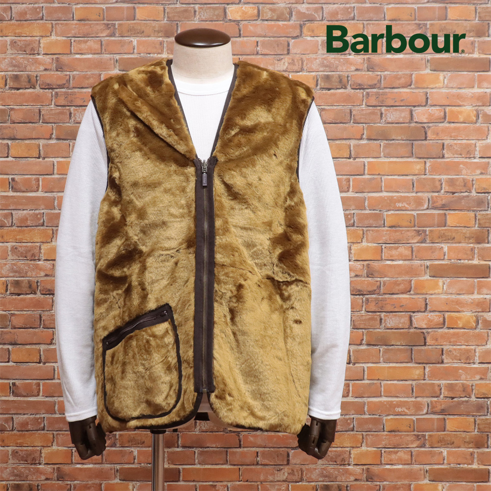 Barbour☆バブアー　ファーリバーシブルベスト　MLI0004 Barbour バブアー パイルライナー MLI0004 WARM PILE WAISTCOAT