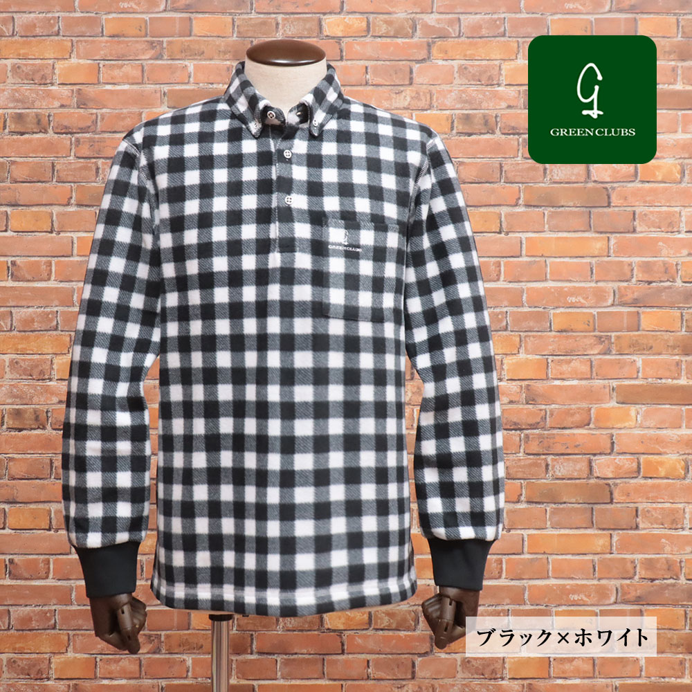 新品未新品　GREENCLUBS ベージュ チェック柄 ポロシャツ 新品未新品 GREENCLUBS ベージュ チェック柄 ポロシャツ
