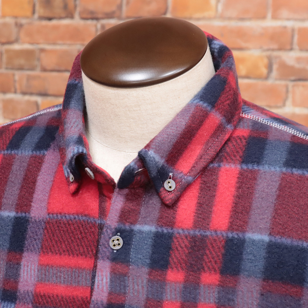 秋冬/GREENCLUBS/5(LL)サイズ/長袖ポロシャツ フリース ふわふわ 起毛