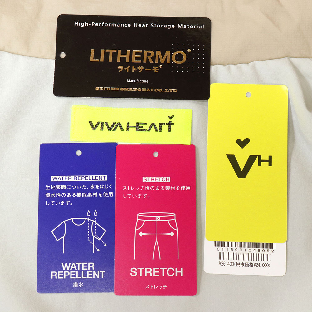 VIVA HEART（ビバハート） 秋冬 中綿ブルゾン 011-59010 撥水 蓄熱