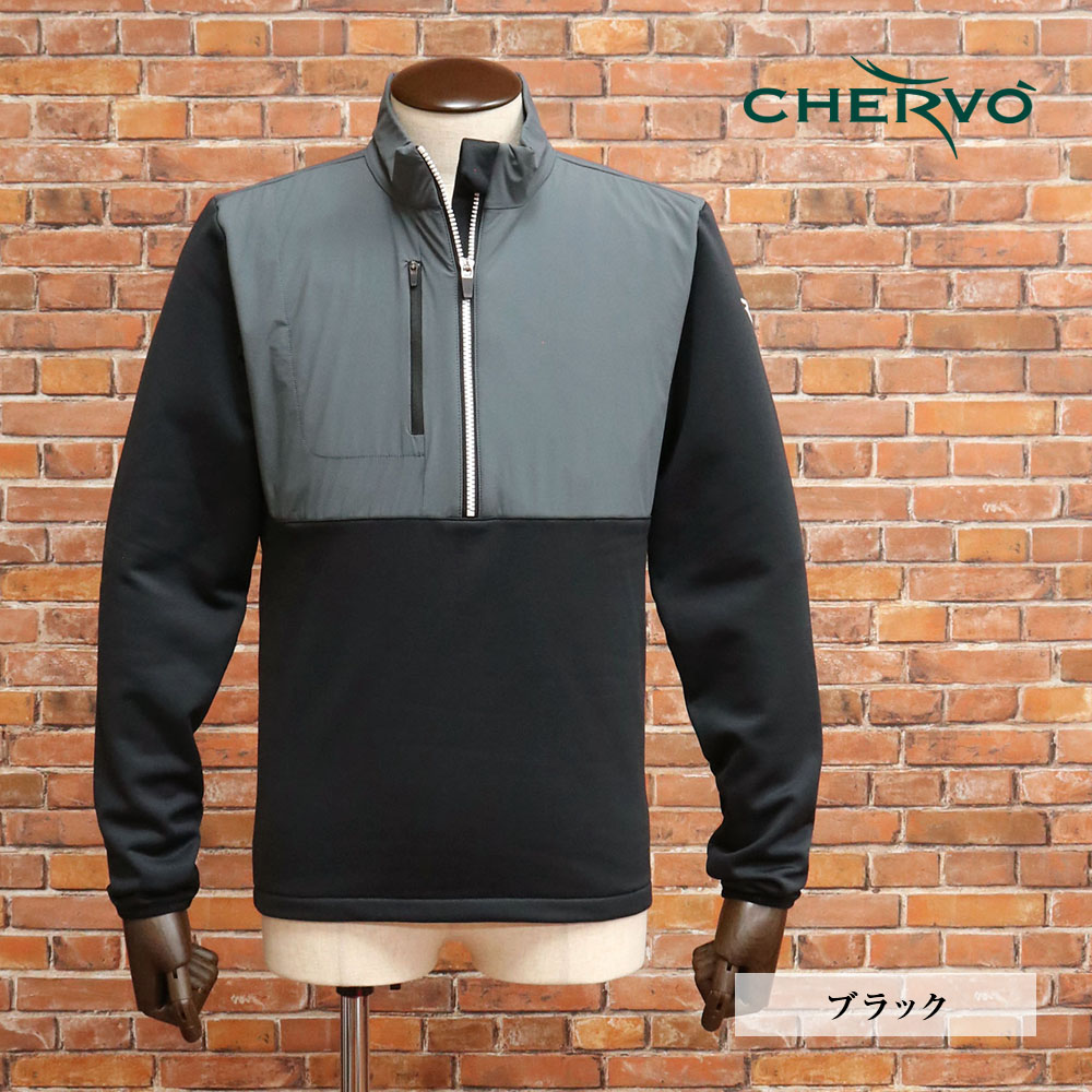 CHERVO（シェルボ） 【期間限定ポイント10倍】秋冬 ハーフジップシャツ