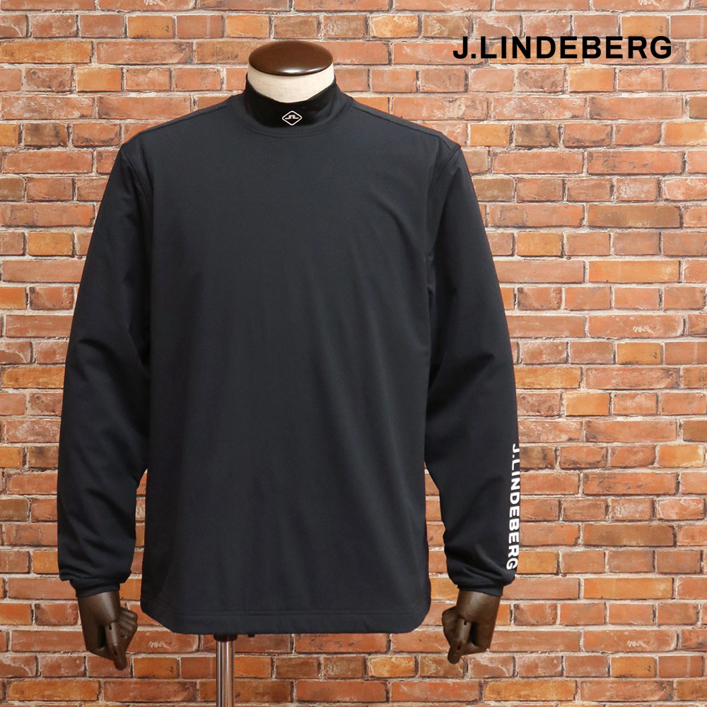 J.LINDEBERG 秋冬 モックネックシャツ 071-39916 ミッドレイヤー