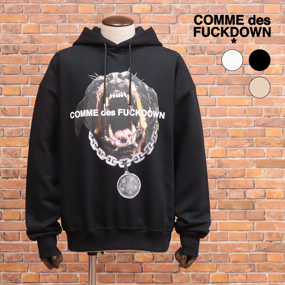 期間限定ポイント11倍】COMME des FUCKDOWN パーカー イタリア製 綿100
