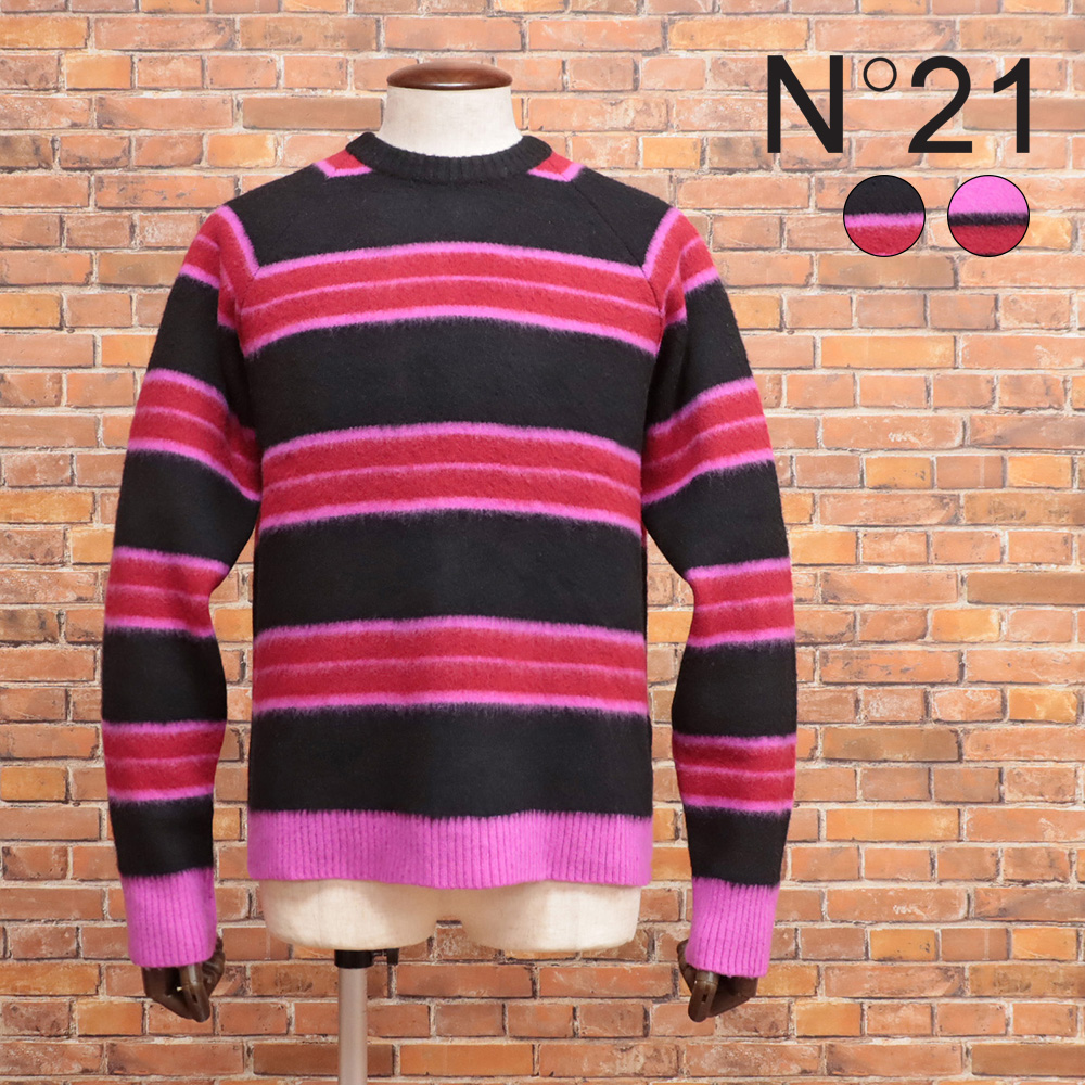 N°21（ヌメロヴェントゥーノ） 秋冬 丸首ニット 22I N1M0 A018 7077