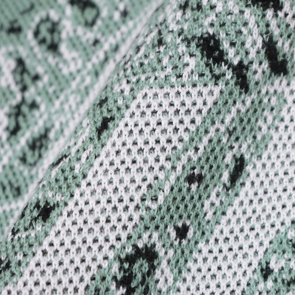 AMIRI（アミリ） 秋冬 ニットパーカー AW23MKH006 ジャガード バンダナ