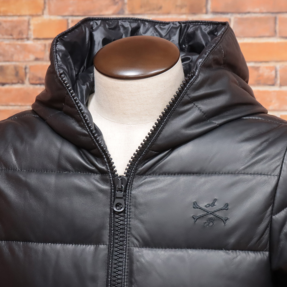 HYDROGEN（ハイドロゲン） 秋冬 レザー ダウンジャケット AB190 DOWN