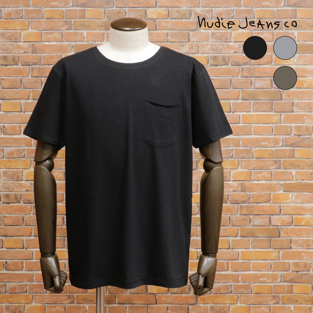 Nudie Jeans（ヌーディージーンズ） 春夏 半袖Tシャツ OVE POCKET TEE