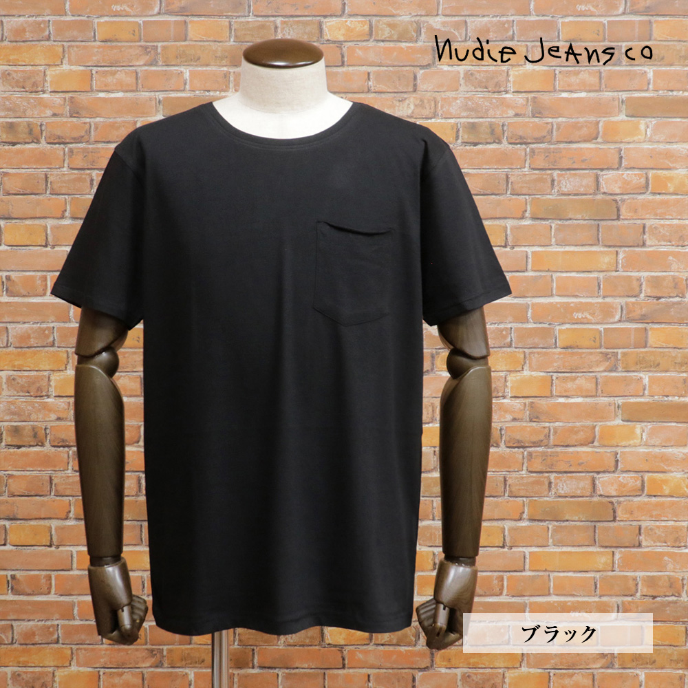Nudie Jeans（ヌーディージーンズ） 春夏 半袖Tシャツ OVE POCKET TEE