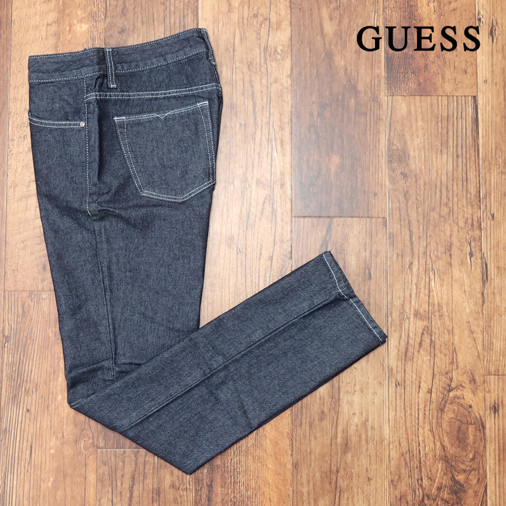 GUESS（ゲス） 美脚デニムパンツ MKM1D2105 ハリ コシ ウォッシュ