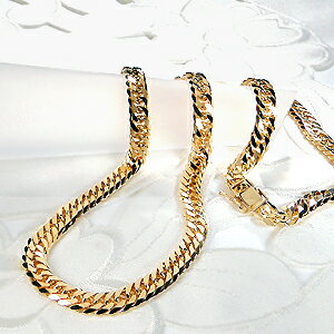 K18YG ダブル 喜平 ネックレス 6面カット 50cm 50gUP ゴールド 地金