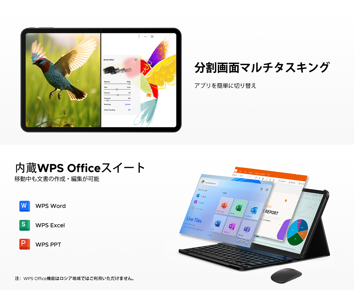 50%OFFクーポン対象】P13 Android16 タブレット 13インチ 大画面 Wi-Fi