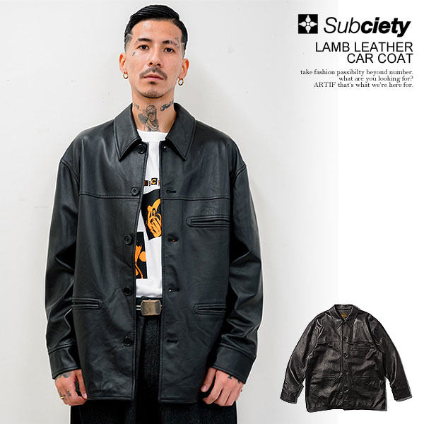 SALE セール サブサエティ ジャケット SUBCIETY LAMB LEATHER