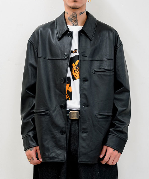 SALE セール サブサエティ ジャケット SUBCIETY LAMB LEATHER CAR COAT