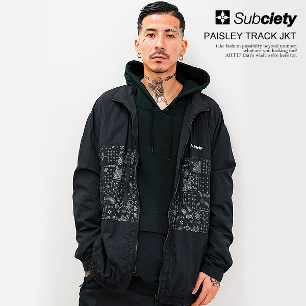 SALE セール サブサエティ ジャケット SUBCIETY PAISLEY TRACK