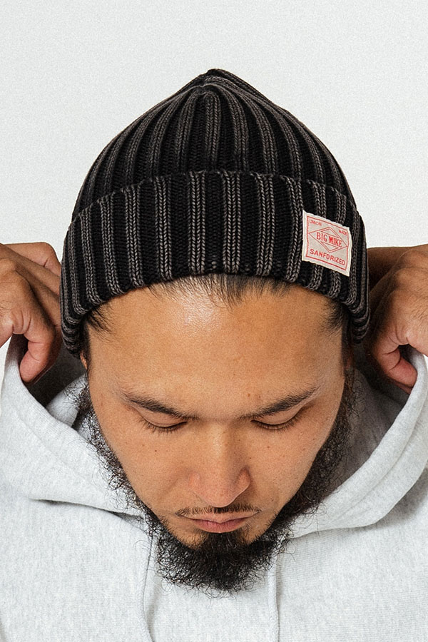 BIG MIKE（ビッグマイク） ニットキャップ BIG MIKE PIGMENT COTTON