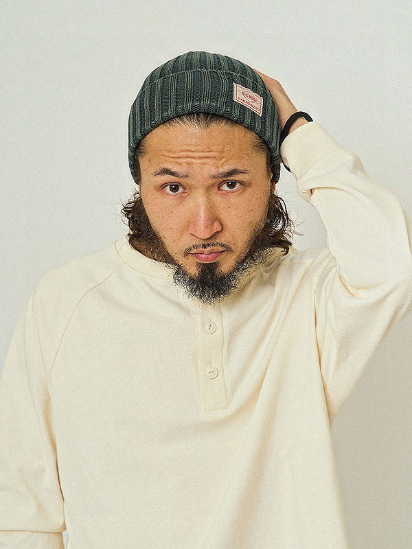 BIG MIKE（ビッグマイク） ニットキャップ BIG MIKE PIGMENT COTTON