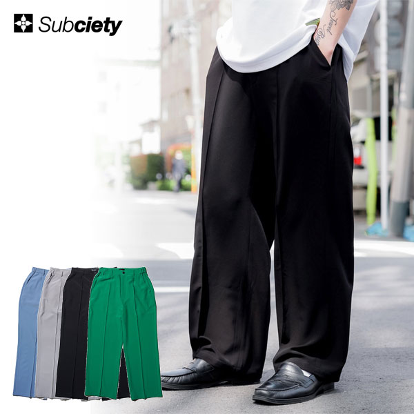 Subciety（サブサエティ） SALE セール パンツ LOOSE TAPERED SLACKS