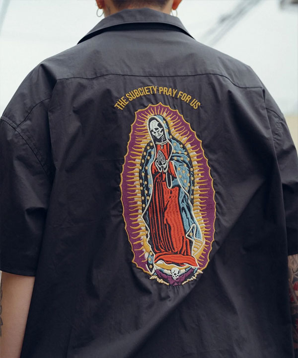 Subciety（サブサエティ） シャツ SUBCIETY Barber shirt subciety