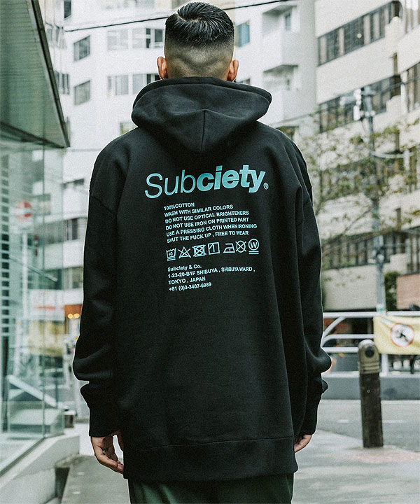 サブサエティ パーカー SUBCIETY LABEL PARKA subciety メンズ