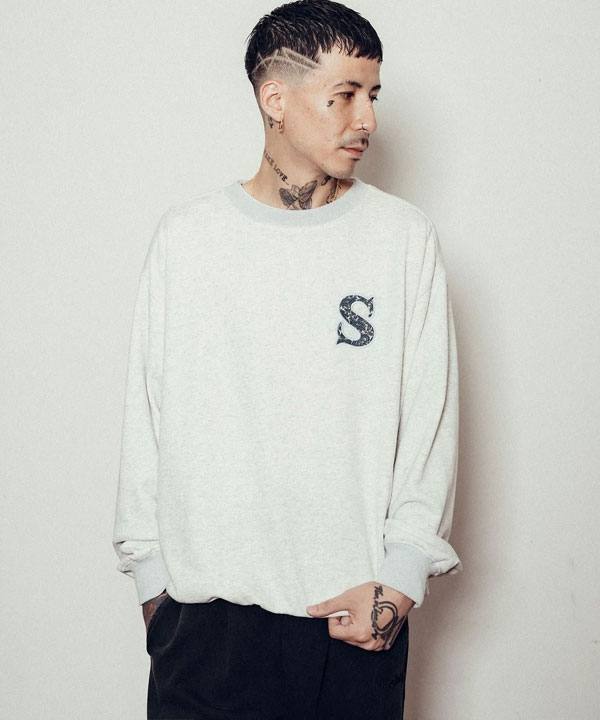 Subciety（サブサエティ） スウェット SUBCIETY Paisley patched