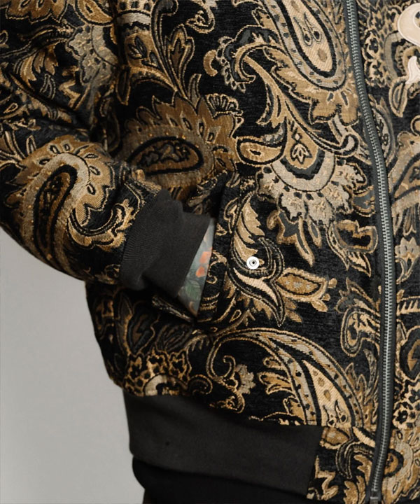 SUBCIETY サブサエティ Gobelin flight blouson subciety メンズ ジャケット フライトジャケット 総柄 ゴブラン織り 送料無料 atfjkt Subciety（サブサエティ） ジャケット SUBCIETY Gobelin flight