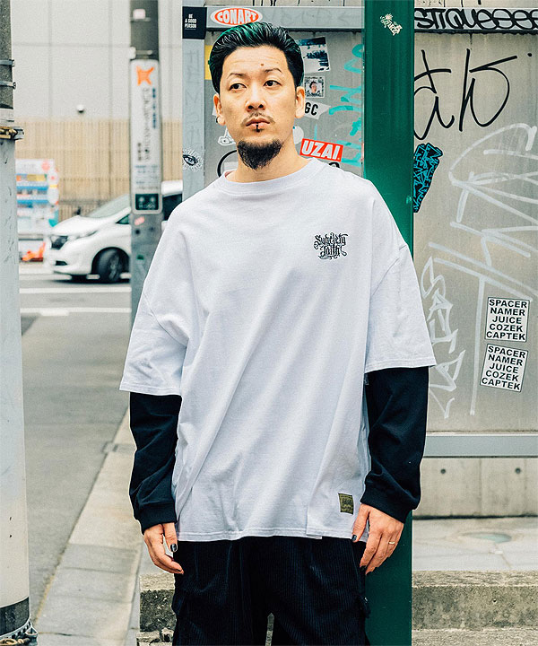 SALE セール サブサエティ Tシャツ SUBCIETY FAKE LAYERED TEE