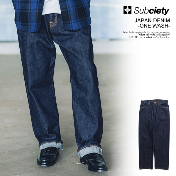 Subciety SALE セール SUBCIETY サブサエティ JAPAN DENIM -ONE