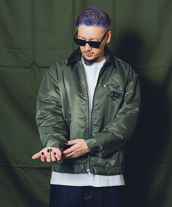 Subciety サブサエティ ジャケット SUBCIETY FLIGHT NYLON WORK JKT 