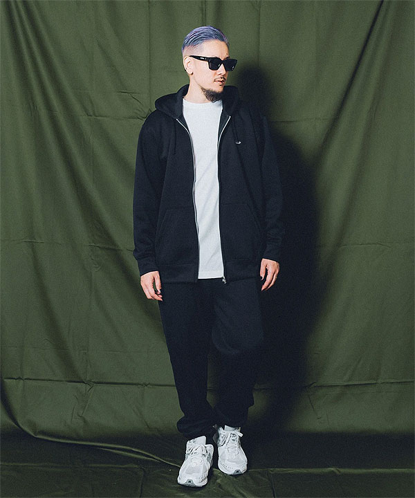 Subciety（サブサエティ）PROVIDENCE ZIP PARKA BLACK / ロック
