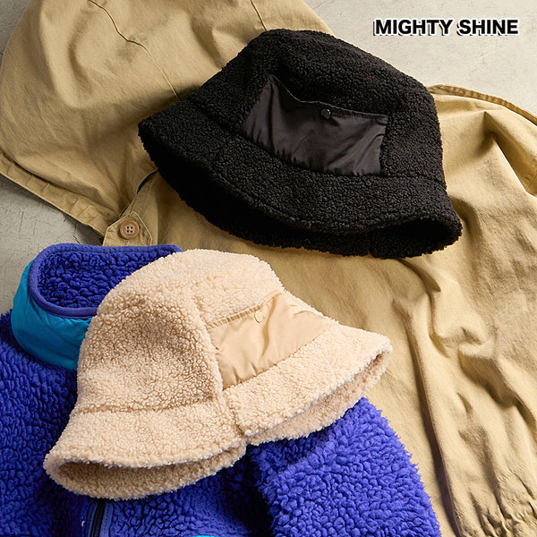 マイティーシャイン ハット Mighty Shine Boa Slit Bucket Hat メンズ