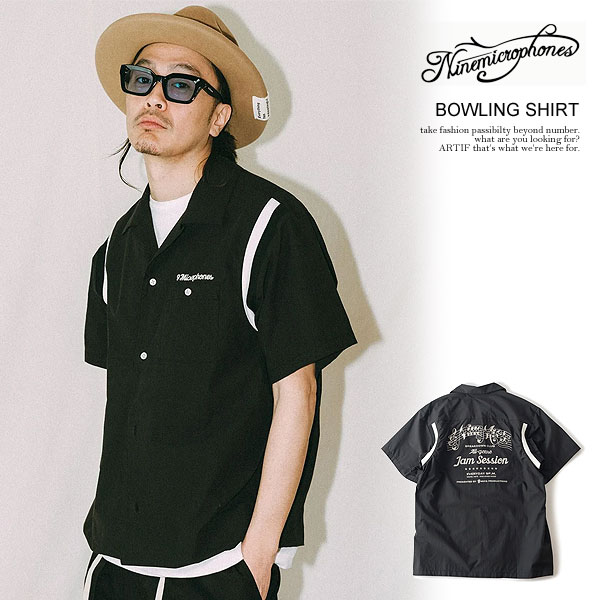NineMicrophones（ナインマイクロフォンズ） シャツ NINE MICROPHONES