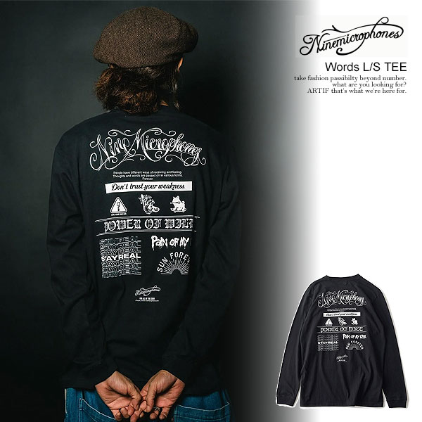 NineMicrophones（ナインマイクロフォンズ） Tシャツ NINE MICROPHONES