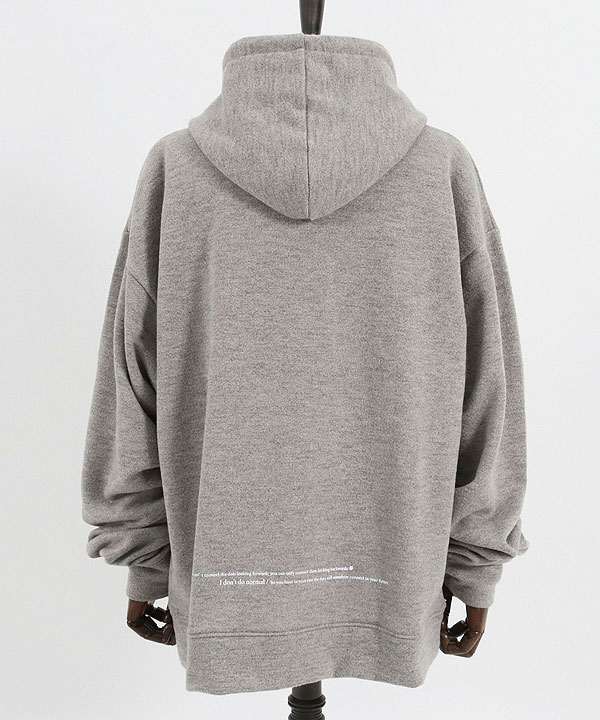 GLIMCLAP グリムクラップ パーカー Wool mixed-fabric hooded