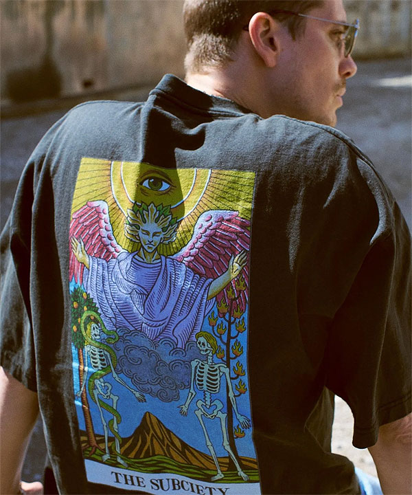 SUBCIETY サブサエティ Lovers tee subciety メンズ Tシャツ 半袖 ヘビーオンス ボックスシルエット 送料無料 ストリート atftps Subciety（サブサエティ） SALE セール Tシャツ SUBCIETY Lovers tee