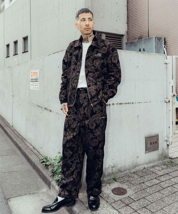 Subciety（サブサエティ） パンツ SUBCIETY Chenille trousers