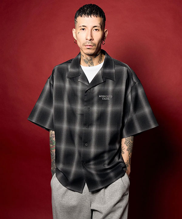 Subciety（サブサエティ） シャツ SUBCIETY Ombre check shirt メンズ