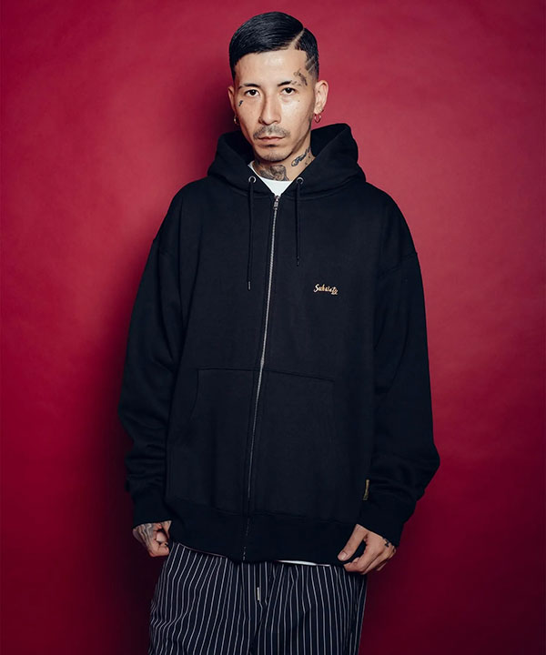 Subciety（サブサエティ） パーカー SUBCIETY Guadalupe zip hoodie