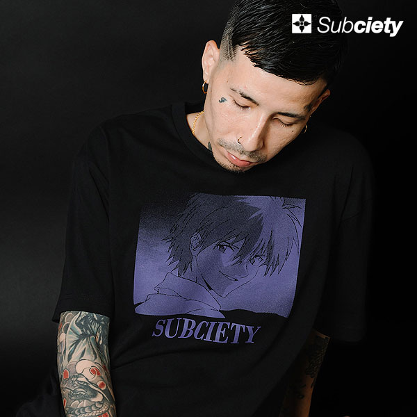 Subciety（サブサエティ） EVANGELION × Tシャツ SUBCIETY DISC9