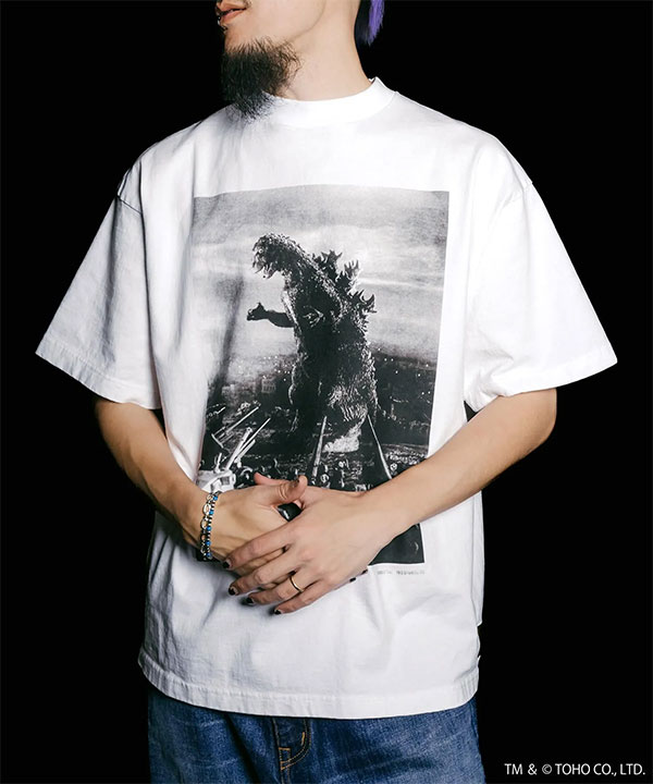 Subciety（サブサエティ） Tシャツ 「ゴジラ」 × SUBCIETY GODZILLA