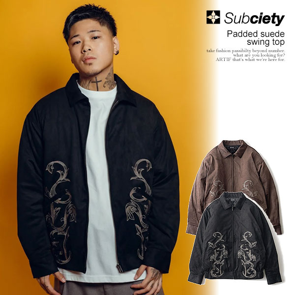 Subciety（サブサエティ） ジャケット SUBCIETY Padded suede swing