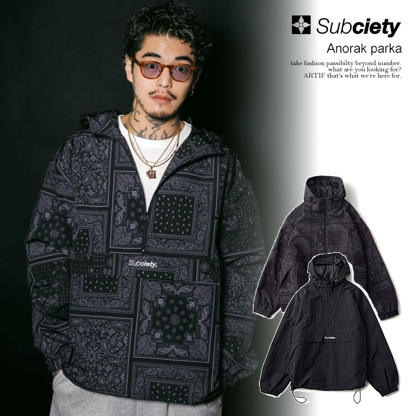 Subciety（サブサエティ） ジャケット SUBCIETY Anorak parka subciety
